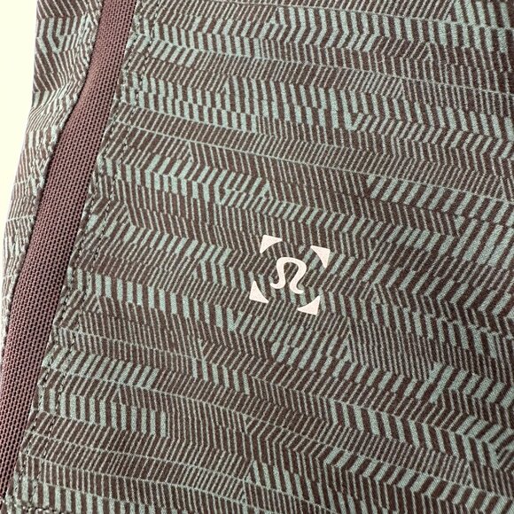 Lululemon Mens Green Patterned Pace Breaker Athletic 9" Shorts Size L - Picture 5 of 11